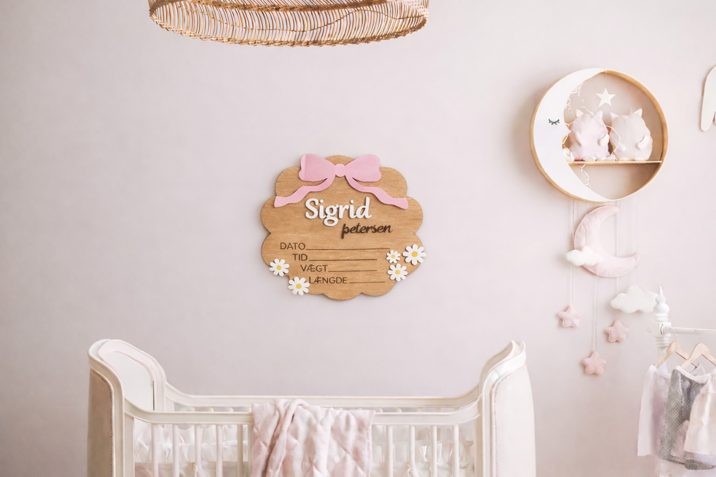 Personligt Navneskilt til Baby