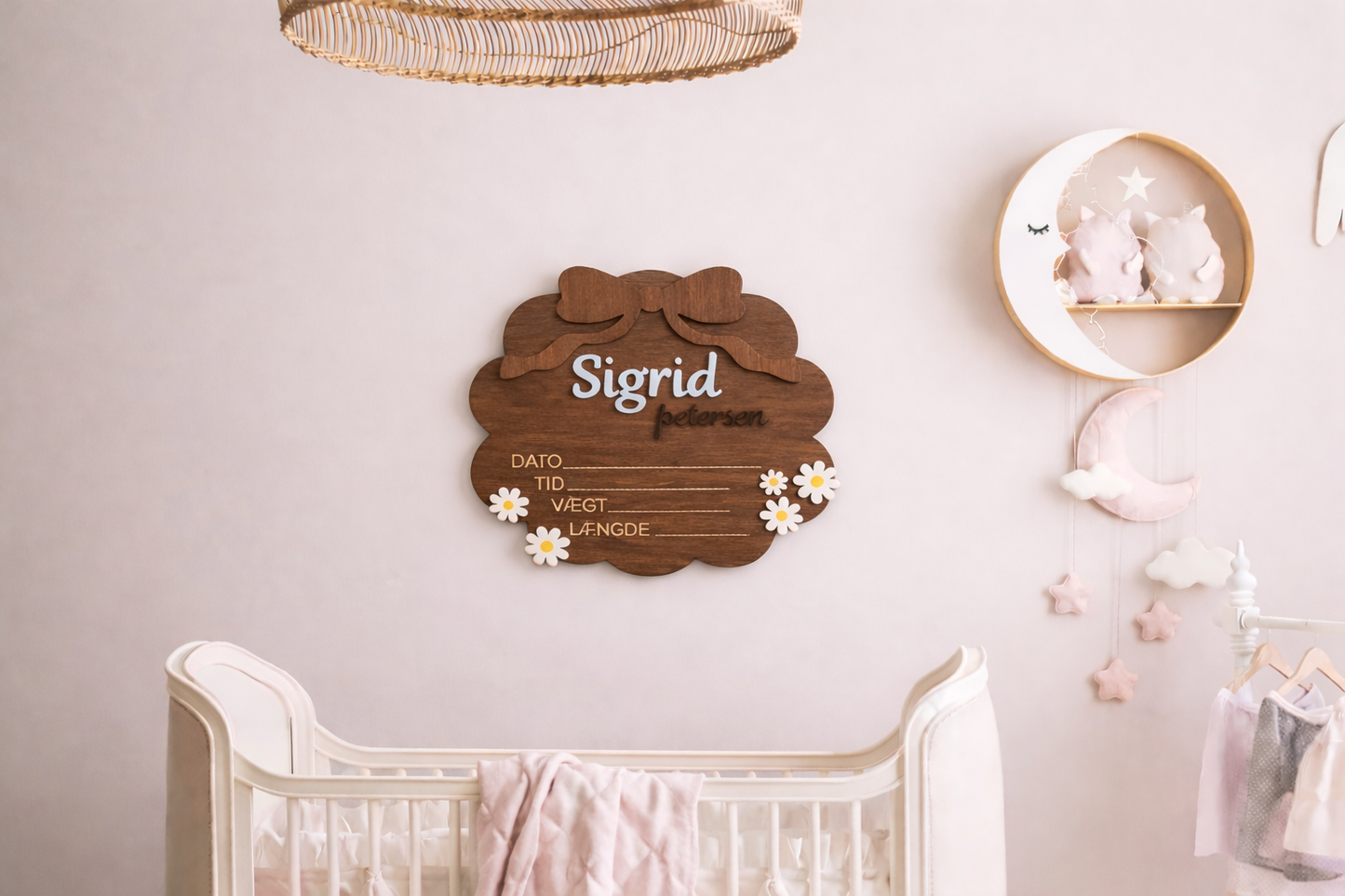 Personligt Navneskilt til Baby