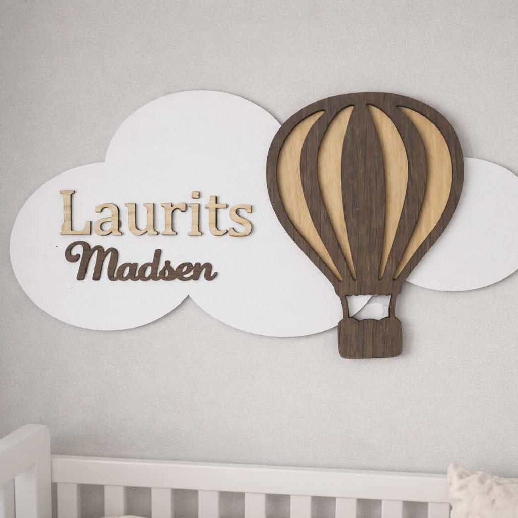 Drømmesky – Personligt Navneskilt